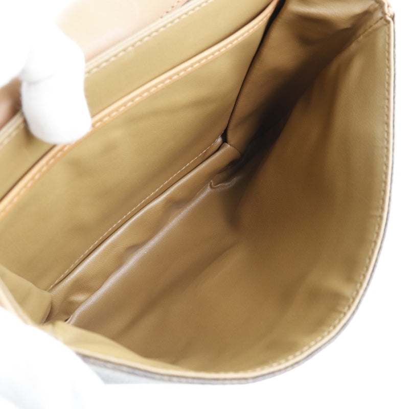 Celine Mini Boston Bag Triomphe Hand bag Macadam PVC leather brown ladies