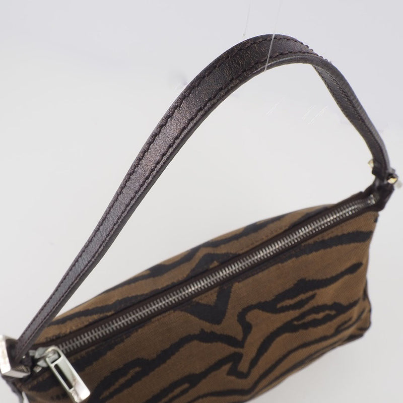 [FENDI] Fendi One Shoulder 8BR267 Canvas tea Ladies shoulder bag