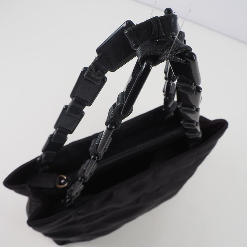 PRADA】プラダ B8852 ナイロン×プラスチック 黒 レディース