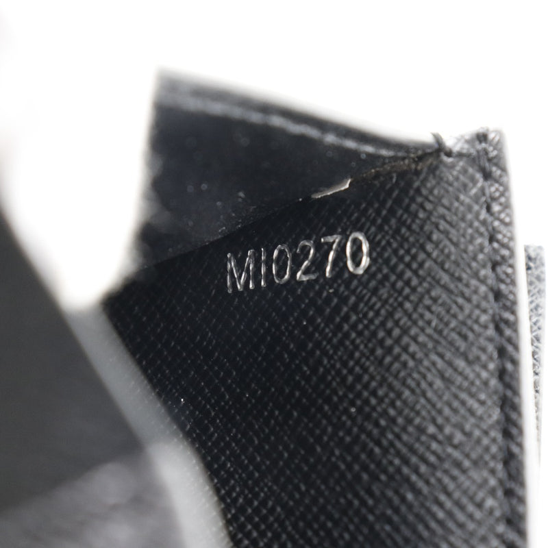 【LOUIS VUITTON】ルイ・ヴィトン
 ポルトフォイユ ツイスト コンパクトXS M63322 エピレザー 黒 MI0270刻印 ユニセックス 三つ折り財布