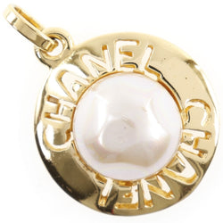 [CHANEL] Chanel Logo Vintage Gold Plating Gold Ladies Pendant Top