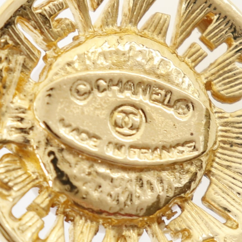 [CHANEL] Chanel Logo Vintage Gold Plating Gold Ladies Pendant Top