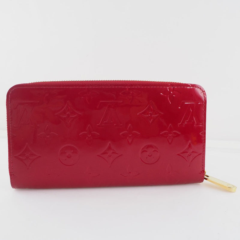 [Louis Vuitton] Louis Vuitton Zippy Wallet M91981 Monogram Vernican Damur Red CA4162 Sello Unisex Long Wallet A-Rank