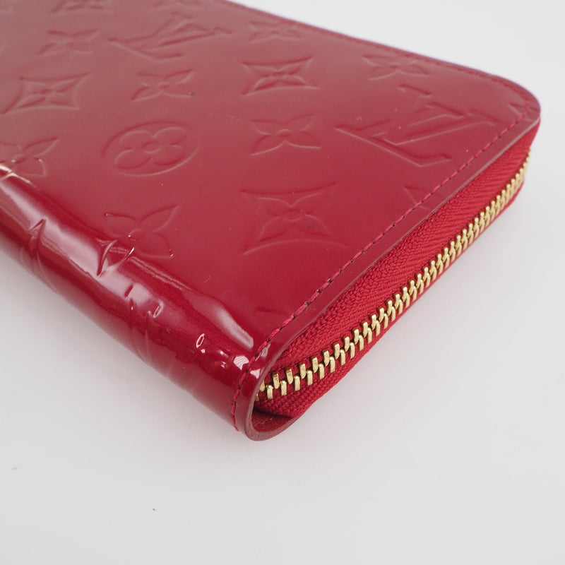 [LOUIS VUITTON] Louis Vuitton Zippy Wallet M91981 Monogram Vernican Damur Red CA4162 Stamp Unisex Long Wallet A-Rank