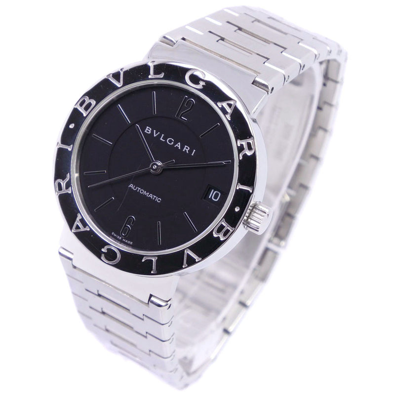 【112853】BVLGARI ブルガリ  BB33BSSD ブルガリ・ブルガリ ブラックダイヤル SS 自動巻き 当店オリジナルボックス 腕時計 時計 WATCH ユニセックス