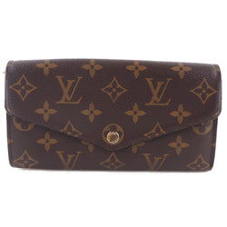 [LOUIS VUITTON] Louis Vuitton Portofoyille Sara M60531 Monogram Canvas tea SP3174 engraved ladies long wallet