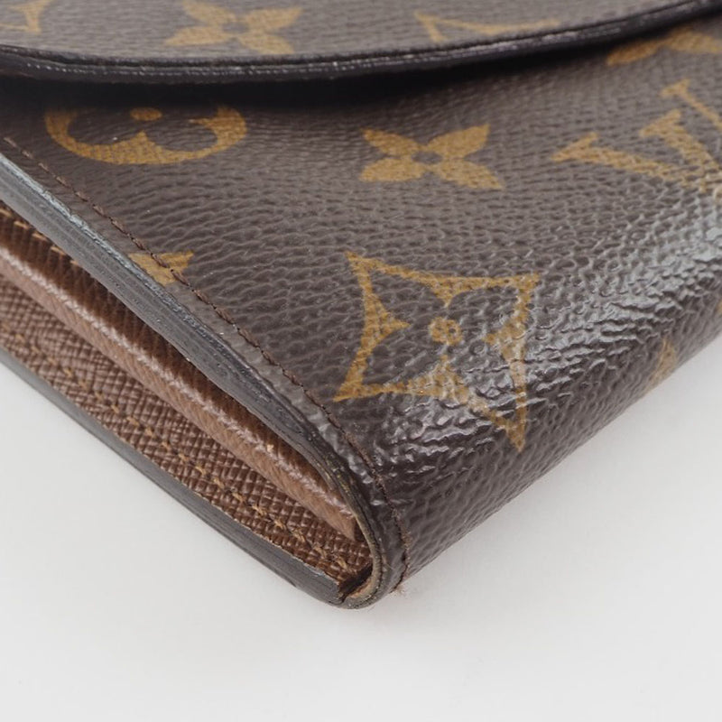[Louis Vuitton] Louis Vuitton Portofoyille Sara M60531 모노그램 캔버스 차 SP3174 새겨진 숙녀 긴 지갑