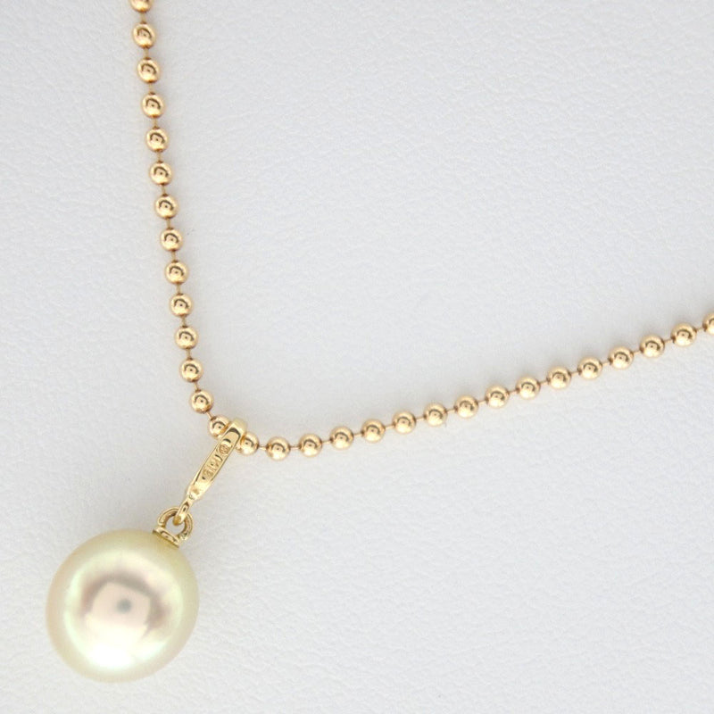 [Mikimoto] Mikimoto Pearl 8.5mm K18 Yellow Gold x Pearl Gold Ladies Necklace SA Rank