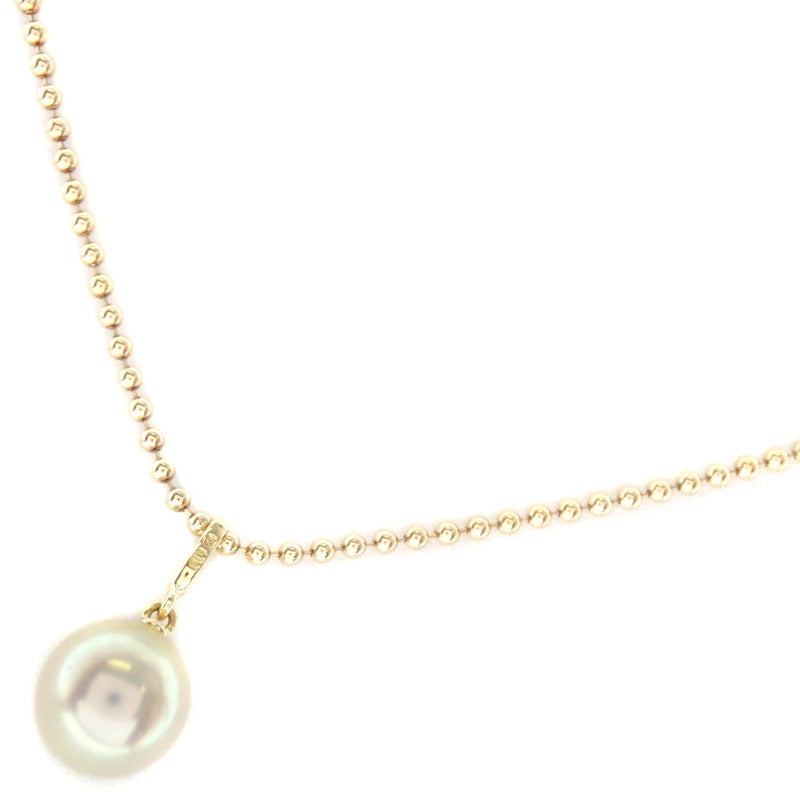 [Mikimoto] Mikimoto Pearl 8.5mm K18 Yellow Gold x Pearl Gold Ladies Necklace SA Rank