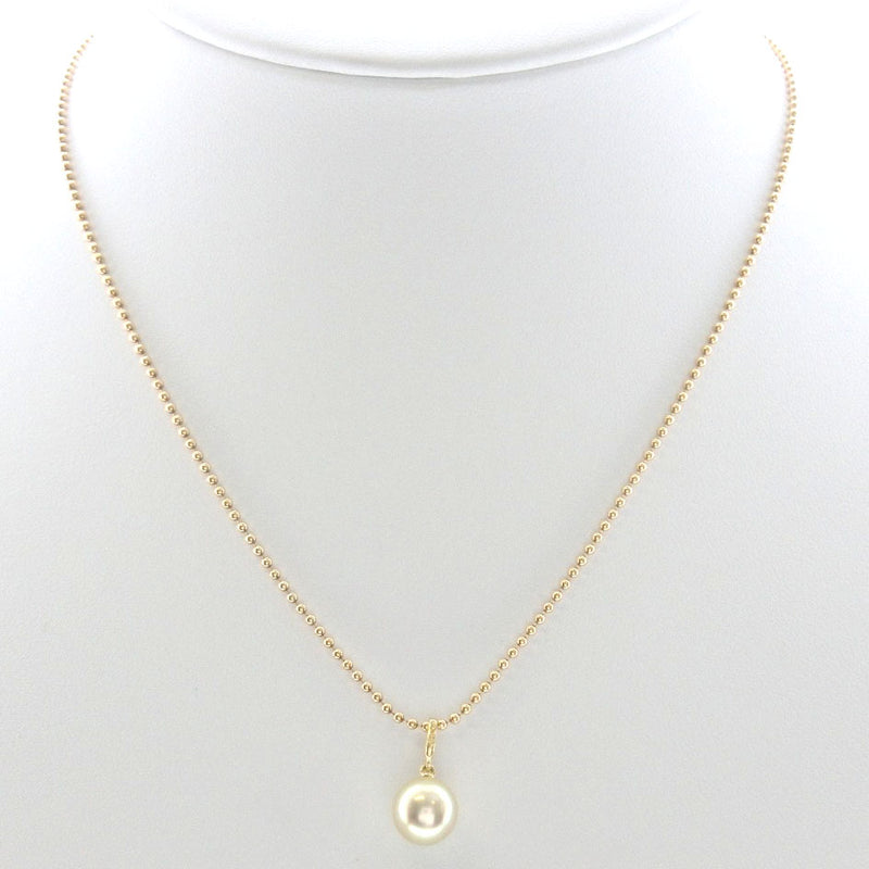 [Mikimoto] Mikimoto Pearl 8.5mm K18 Yellow Gold x Pearl Gold Ladies Necklace SA Rank