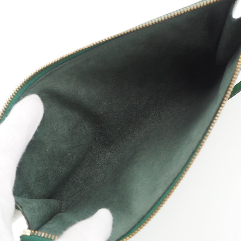 [Louis Vuitton] Louis Vuitton Pochette Accesorio M52944 EPIREAERER Borneo Green Green AR0956 Grabado Bolsa de Damas