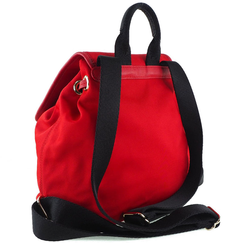 [Kate Spade] Kate Spade Nylon x Leather Red Ladies Buck Daypack A-Rank