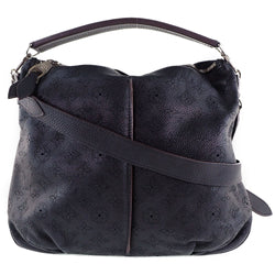[LOUIS VUITTON] Louis Vuitton Selene PM 2WAY Shoulder M94314 Monogram Mahina x Leather Black Ladies Handbag