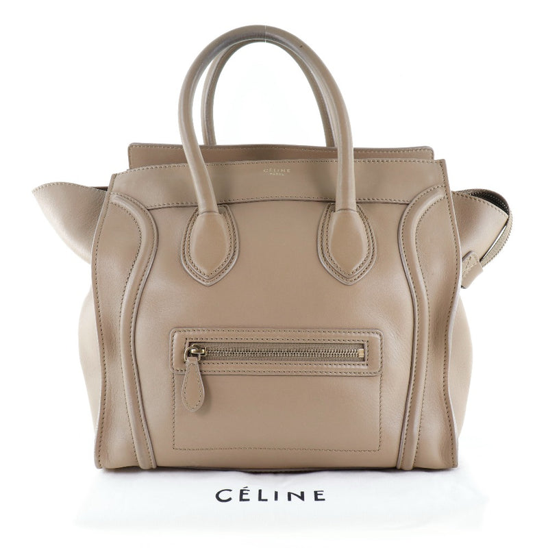 [Celine] Celine Ragger迷你购物者U-PA-0121小牛米色女士手提包