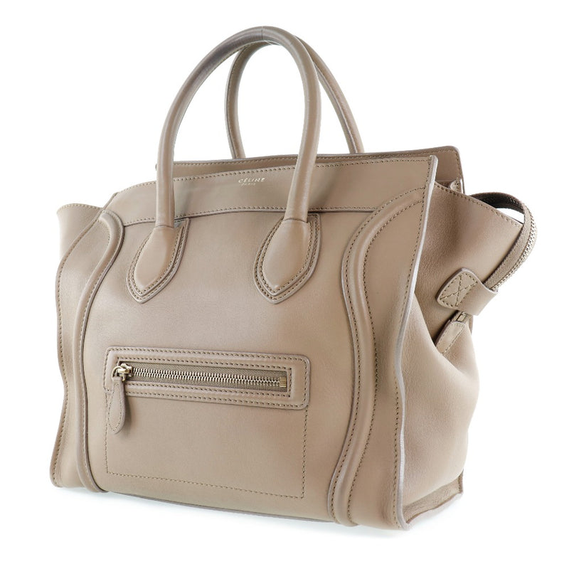 [CELINE] Celine Ragger Mini Shopper U-PA-0121 Calf Beige Ladies Handbag