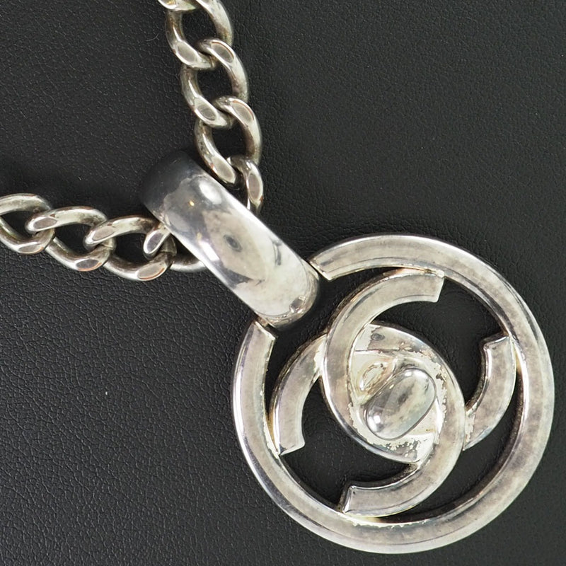 CHANEL] Chanel Coco Mark Turn Lock Metal Silver 97A engraved Ladies N –  KYOTO NISHIKINO