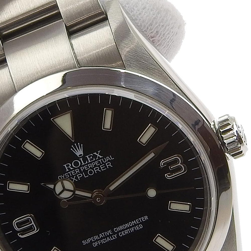 ロレックス エクスプローラー1 F番 114270 ROLEX 腕時計 黒文字盤