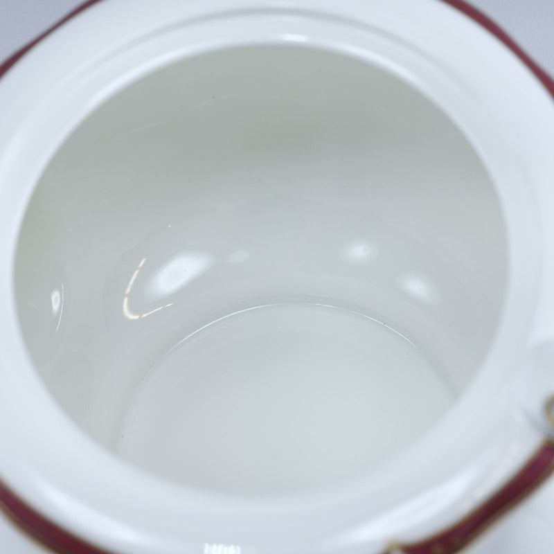 [Wedgwood] Wedgewood Empress Ruby (EMPRESS RUBY) Tea Pot & Creamer & Sugar Pot Tableware Porcelain Unisex Tableware A Rank