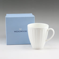 【Wedgwood】ウェッジウッド
 NIGHT AND DAY/ナイト&デイ マグカップ×1 H10.7cm 食器
 ポーセリン ホワイト 食器
Aランク