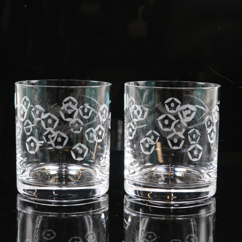 TIFFANY&Co.】ティファニー タンブラー×2 7.2×H8.2cm 食器 ガラス