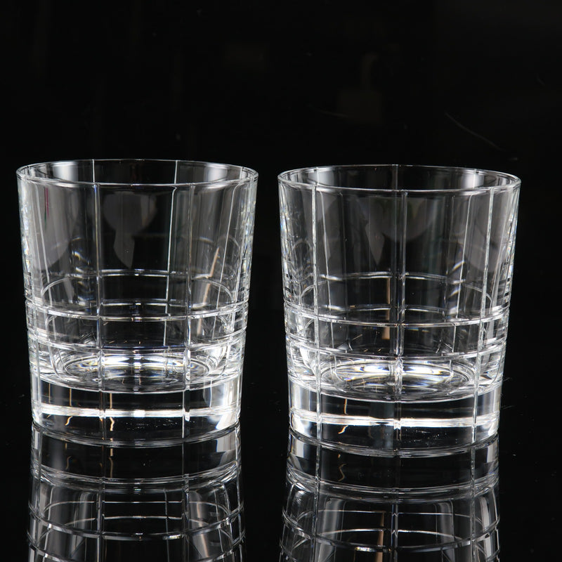 [Mikimoto] MIKIMOTO Tumbler × 2 8,2 × H8.5cm Table Vérification Crystal_ Table Varelle S