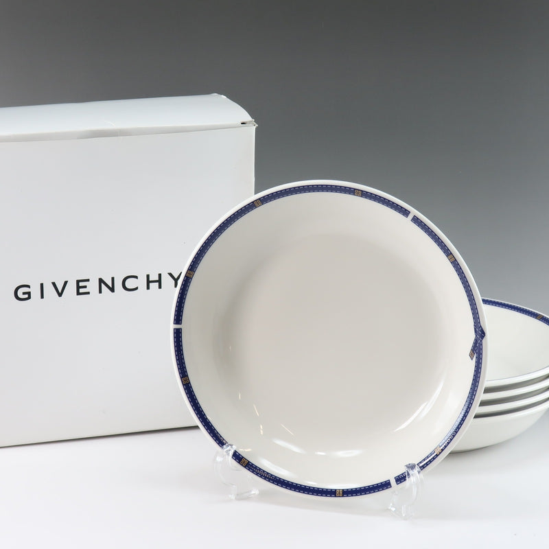 Givenchy】ジバンシー パスタ＆カレープレート/中皿×5枚 Ø22×H4.2cm
