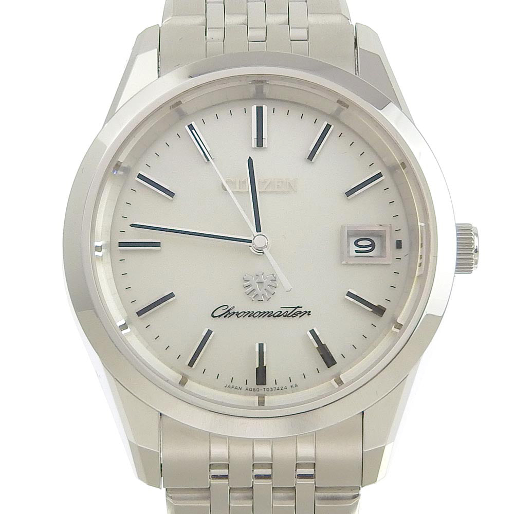 [CITIZEN] Citizen, The Citizen Chronomaster 300 Limited AQ4040-06A Titanium  Silver Eco Drive Unisex Silver Dial Watch, A+rank