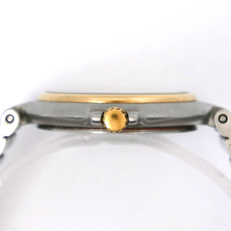 【Dunhill】ダンヒル
 ミレニアム デイト ステンレススチール シルバー クオーツ アナログ表示 メンズ ゴールド文字盤 腕時計
A-ランク