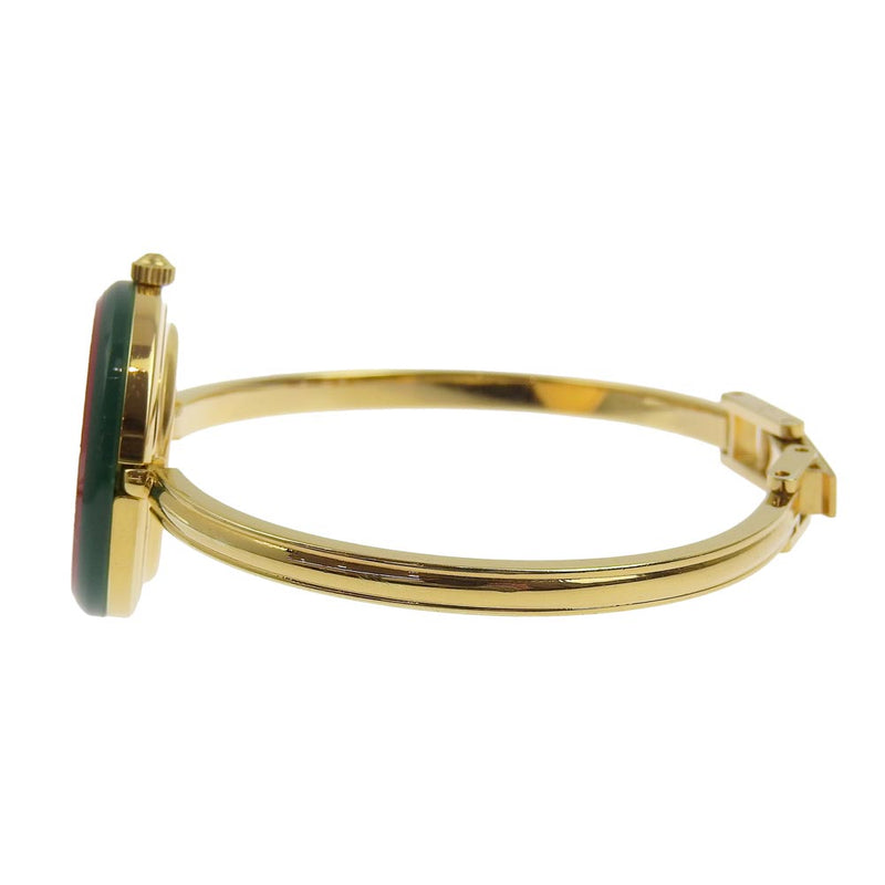 [Gucci] Gucci Cambio Besel 1100-L Gold Gold Gold Quartz Display Damas Damas de marcación DIAR