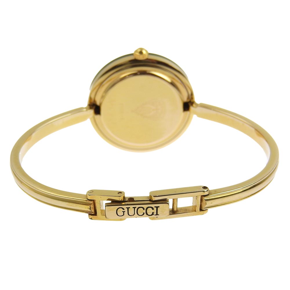 GUCCI】グッチ チェンジベゼル 1100-L 金メッキ ゴールド クオーツ