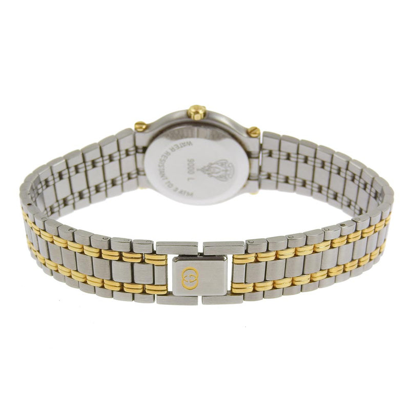 GUCCI】グッチ コンビ 9000L ステンレススチール×金メッキ シルバー