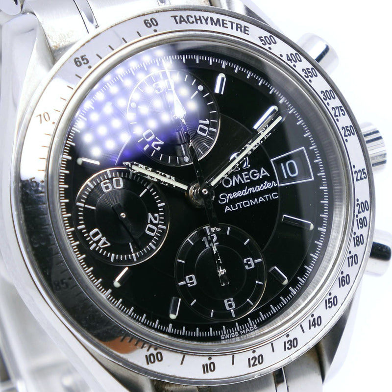 【OMEGA】オメガ
 スピードマスターデイト 3513.5 ステンレススチール シルバー 自動巻き メンズ 黒文字盤 腕時計