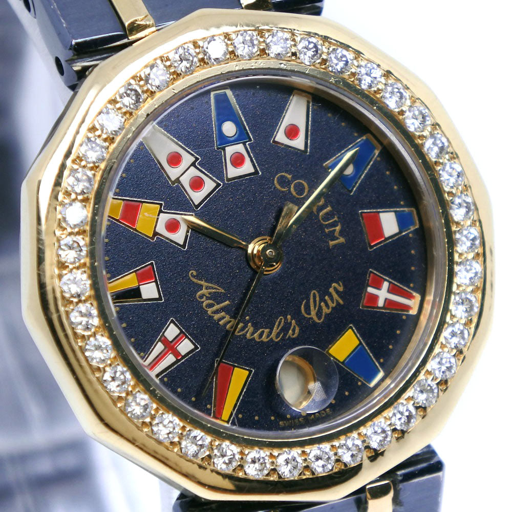✨CORUM✨アドミラルズカップ✨腕時計✨ CORUM】コルム アドミラルズカップ 腕時計 ダイヤベゼル 3991233
