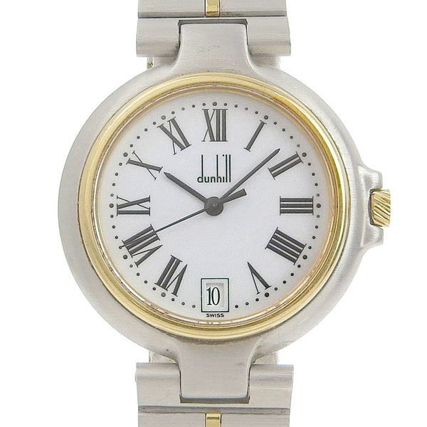 [DUNHILL] Dunhill Millennium Stainless Steel Silver Quartz Analog Display Men White Dial Watch