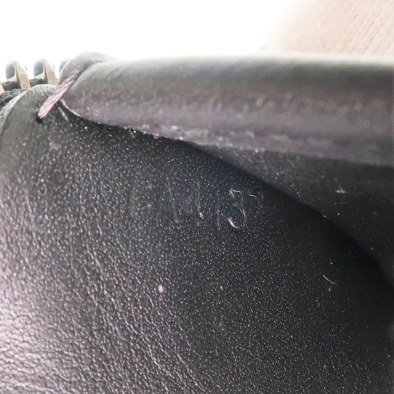 [Louis Vuitton] Louis Vuitton Zippy Wallet Vertic Damier Damier Damier Amphini M63548长钱包小牛小牛Onyx黑色CA4137鼓励男士的长钱包A级