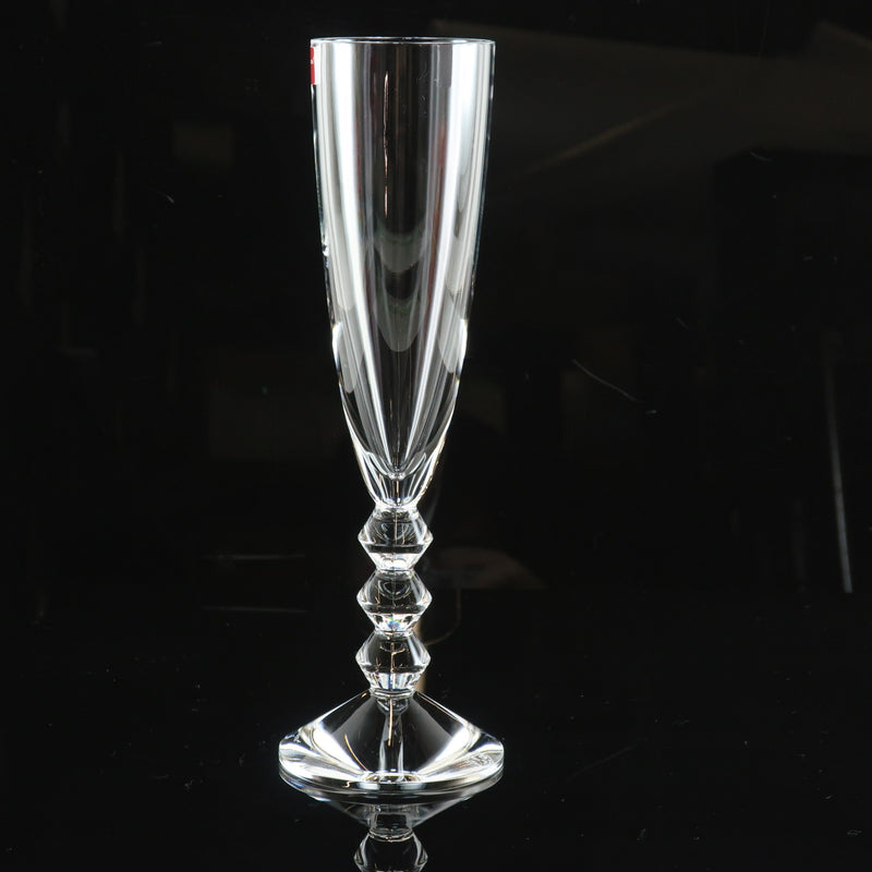 [BACCARAT] Baccarat Vega/Vega Fleute Shimo/Champagne Lasses × 1 H22.6cm Tableware Crystal Clear Tableware S Rank