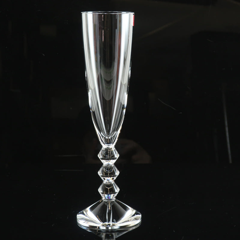 [Baccarat] Baccarat Vega/Vega Fleute Shimo/Champagne Lasses × 1 H22.6cm 식탁보 Crystal Clear 식탁보