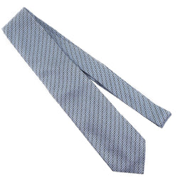 [GUCCI] Gucci GG Pattern Silk Blue Men's Tie A-Rank