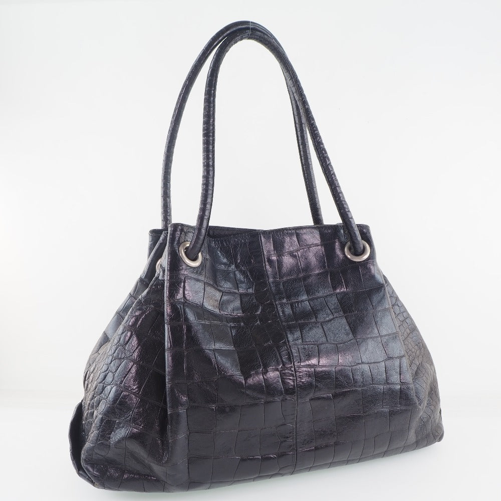 Furla】フルラ 型押し レザー 黒 レディース ハンドバッグ – KYOTO 