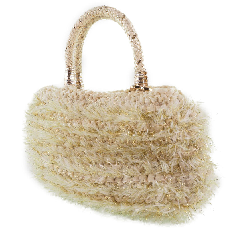 [Anteprima] Anteprima Wire Code Ivory Ladies Handbag A+Rank
