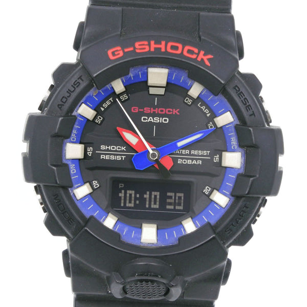 [CASIO] Casio G-SHOCK/G Shock GA-800LT-1AJF Stainless steel x Rubber Black Quartz Anadisi Display Ladies Black Dial Watch A-Rank