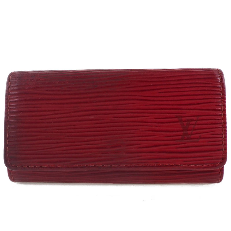 [LOUIS VUITTON] Louis Vuitton Multicre 4 M63827 Epirea Red CA1031 engraved ladies key case