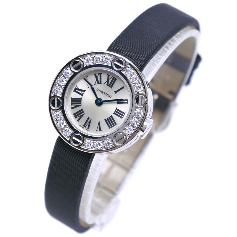 CARTIER】カルティエ ラブウォッチ 腕時計 WE800331 K18ホワイト 