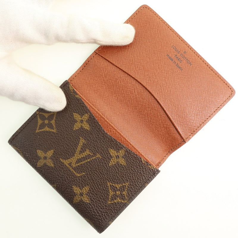 Authentic Louis Vuitton Card Case Monogram Anvelop Visit Card holder Bron  M66557