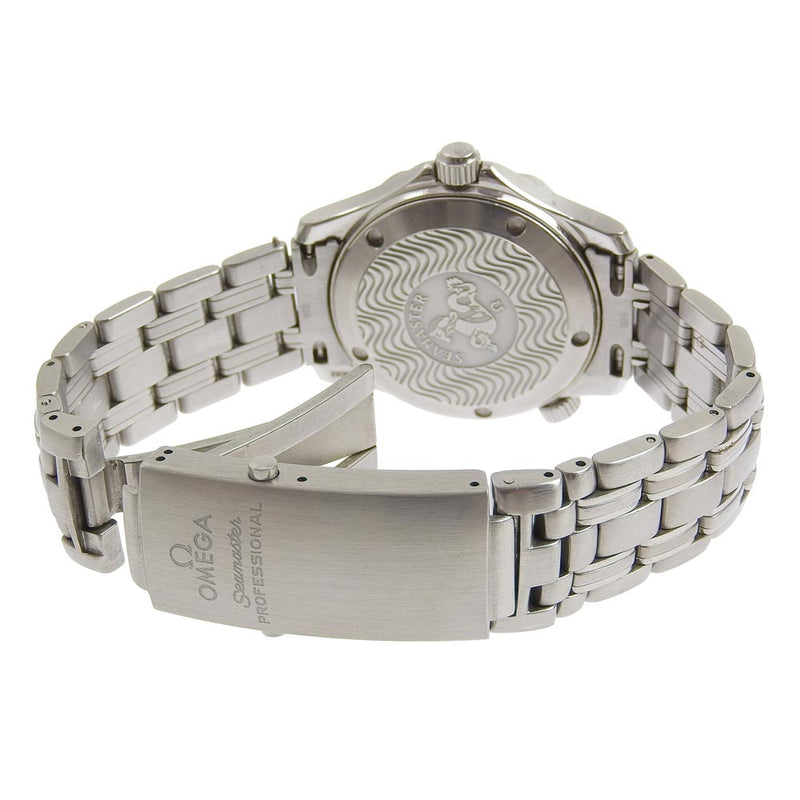 【OMEGA】オメガ
 シーマスター300Ｍ プロフェショナル 2561.80 ステンレススチール シルバー クオーツ メンズ ネイビー文字盤 腕時計