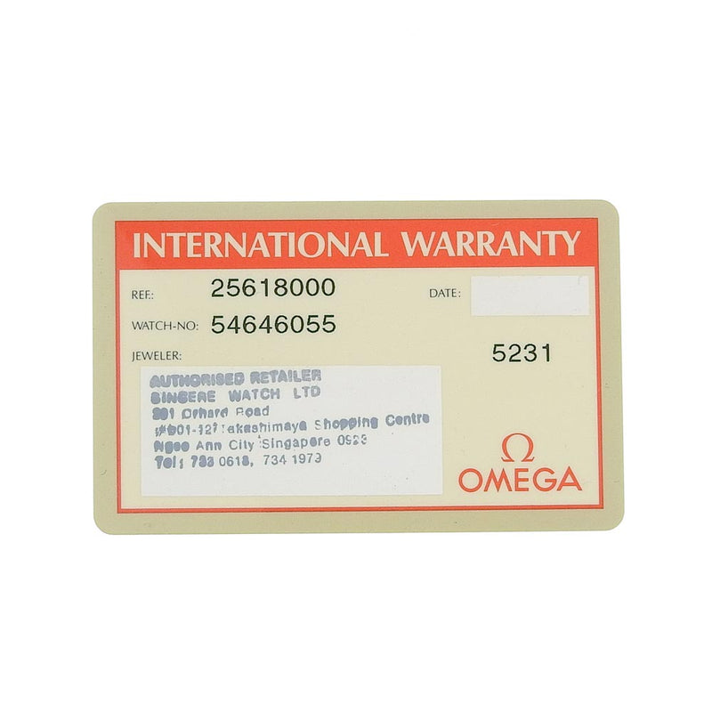 [Omega] Omega Sea Master 300m Professional 2561.80 Acero inoxidable Cuarzo Sils Men Navy Dial Watch