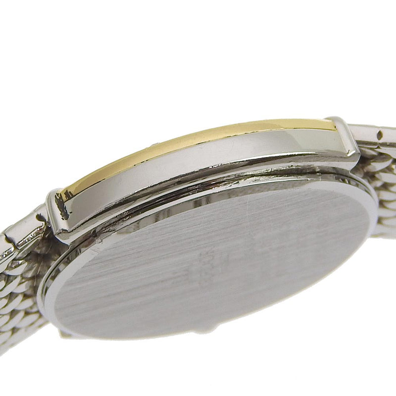 【SEIKO】セイコー
 クレドール 腕時計
 ダイヤベゼル 5A70-3000 GSWE982 ステンレススチール×K18イエローゴールド シルバー クオーツ 白文字盤 CREDOR レディースA-ランク