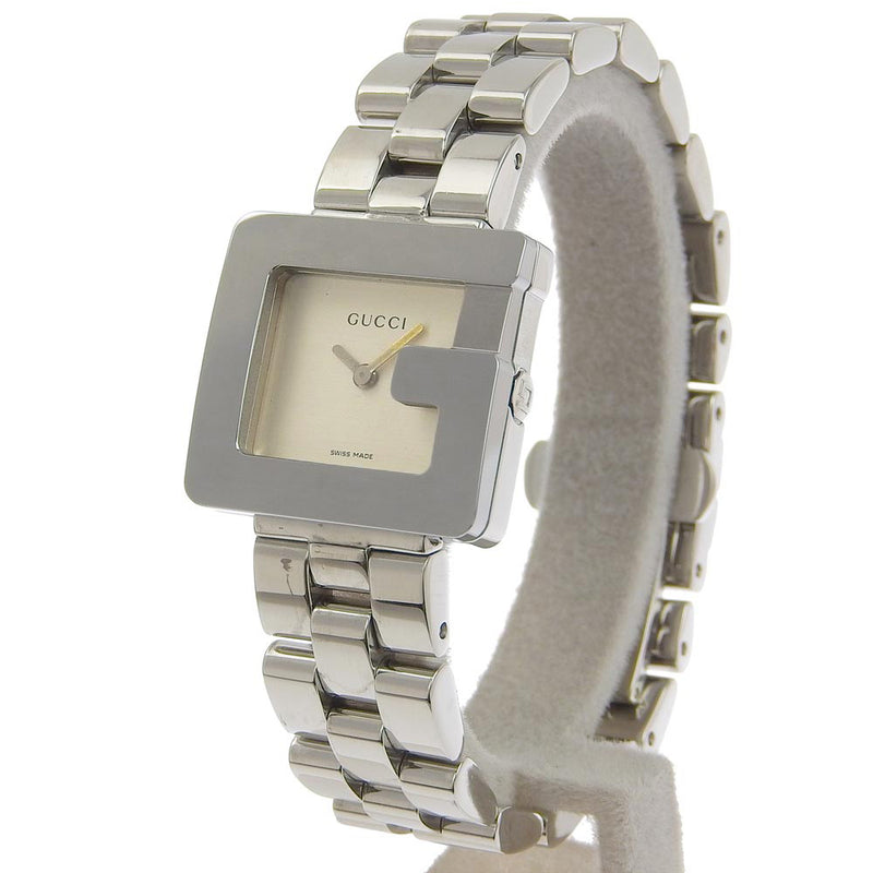 【GUCCI】グッチ
 3600L ステンレススチール クオーツ アナログ表示 レディース シャンパンゴールド文字盤 腕時計