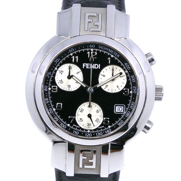 FENDI 4500G ブラッククロノグラフ メンズ腕時計 60310413-1_600x600_crop_center