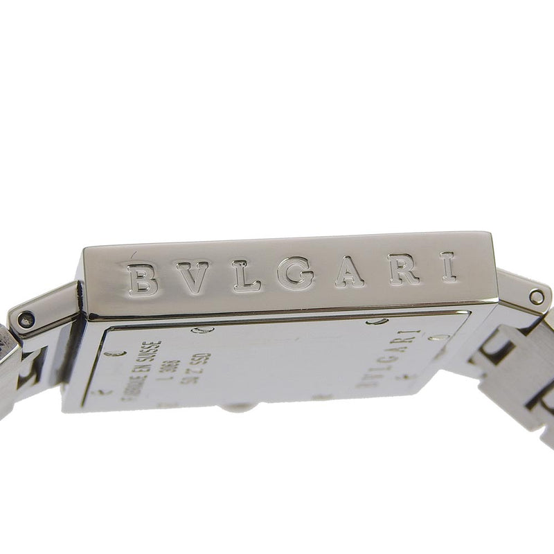 [Bvlgari] Bulgari Quadrard Watch SQ27SSD不锈钢石英模拟显示黑色圆盘男士A级